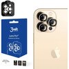 Szkło hartowane na obiektyw 3MK Lens Protection Pro do Apple iPhone 13 Pro/13 Pro Max Złoty