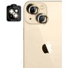 Szkło hartowane na obiektyw 3MK Lens Protection Pro do Apple iPhone 14 Plus Złoty