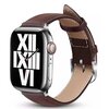 Pasek CRONG Noble Band do Apple Watch (38/40/41/42mm) Ciemnobrązowy
