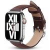 Pasek CRONG Noble Band do Apple Watch (44/45/46/49mm) Ciemnobrązowy