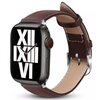 Pasek CRONG Noble Band do Apple Watch (44/45/46/49mm) Ciemnobrązowy Materiał Stal nierdzewna