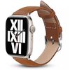 Pasek CRONG Noble Band do Apple Watch (44/45/46/49mm) Jasnobrązowy