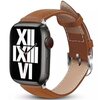 Pasek CRONG Noble Band do Apple Watch (44/45/46/49mm) Jasnobrązowy Materiał Stal nierdzewna