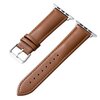 Pasek CRONG Noble Band do Apple Watch (44/45/46/49mm) Jasnobrązowy Kolor Jasnobrązowy