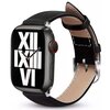 Pasek CRONG Noble Band do Apple Watch (44/45/46/49 mm) Czarny