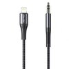Kabel Lightning - Jack 3.5 mm AWEI CL-116L 1 m Szary