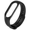 Pasek BELINE do Xiaomi Mi Band 5/6/7 Czarny Materiał Silikon
