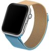Pasek BELINE Steel do Apple Watch 2/3/4/5/6/7/8/SE/SE 2/Ultra (42/44/45/49mm) Niebiesko-złoty