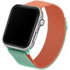 Pasek BELINE Steel do Apple Watch 2/3/4/5/6/7/8/SE/SE 2/Ultra (42/44/45/49mm) Zielono-pomarańczowy