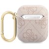 Etui na słuchawki GUESS 4G Script Metal Collection do Apple AirPods 1/2 Różowy Kompatybilność Apple AirPods 2 gen