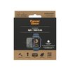 Opakowanie produktu "Szkło hartowane PANZERGLASS Curved Antibacterial do Apple Watch 7 (45 mm) Czarny" z widocznym logo PanzerGlass oraz informacjami o odporności na wstrząsy i zarysowania, certyfikacji antybakteryjnej ISO 22196 i JIS Z 2801, a także ikon