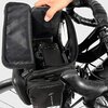 Torba rowerowa na kierownice WILDMAN GS6 Czarny Kolor Czarny