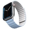 Pasek UNIQ Revix do Apple Watch 1/2/3/4/5/6/7/8/9/SE/SE2 (38/40/41mm) Biało-niebieski Materiał Silikon