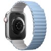 Pasek UNIQ Revix do Apple Watch 1/2/3/4/5/6/7/8/9/SE/SE2 (38/40/41mm) Biało-niebieski Kolor Biało-niebieski