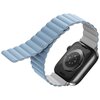 Pasek UNIQ Revix do Apple Watch 1/2/3/4/5/6/7/8/9/SE/SE2 (38/40/41mm) Biało-niebieski Do koperty 38/40/41 mm