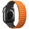 Pasek UNIQ Revix do Apple Watch 1/2/3/4/5/6/7/8/9/SE/SE2/Ultra/Ultra 2 (42/44/45/49mm) Szaro-pomarańczowy Kolor Szaro-pomarańczowy