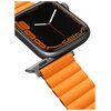 Pasek UNIQ Revix do Apple Watch 1/2/3/4/5/6/7/8/9/SE/SE2/Ultra/Ultra 2 (42/44/45/49mm) Szaro-pomarańczowy Marka smartwatcha Apple