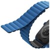 Pasek UNIQ Revix do Apple Watch 1/2/3/4/5/6/7/8/9/SE/SE2/Ultra/Ultra 2 (42/44/45/49mm) Czarno-niebieski Rozmiar 22 mm