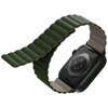 Pasek UNIQ Revix do Apple Watch 1/2/3/4/5/6/7/8/9/SE/SE2/Ultra/Ultra 2 (42/44/45/49mm) Zielono-ciemnoszary Rozmiar 22 mm