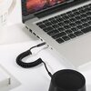 Kabel Jack 3.5 mm - Jack 3.5 mm USAMS Spring SJ256YP01 Czarny Długość [m] 1.2
