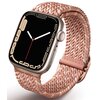 Pasek UNIQ Aspen DE do Apple Watch 1/2/3/4/5/6/7/8/9/SE/SE2 (38/40/41mm) Różowy