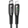 Kabel USB-C - Lightning USAMS SJ518USB01 1.2m Czarny