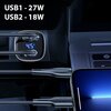 Ładowarka samochodowa USAMS C29 CC154CC01 Jasno-złoty Kabel na wyposażeniu Nie