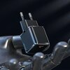 Ładowarka sieciowa USAMS T45 30W Czarny + kabel USB-C - Lightning Kolor Czarny