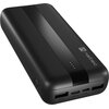 Powerbank NATEC Trevi 20000 mAh 5W Czarny Prąd wyjściowy [A] 2.1