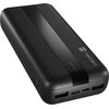 Powerbank NATEC Trevi 20000 mAh 5W Czarny Prąd wyjściowy [A] 2.1