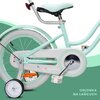 Rower dziecięcy SUN BABY Heart Bike Silver Moon 16 cali dla dziewczynki Miętowy Kolory dostępne w ofercie producenta Rózowy