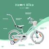 Rower dziecięcy SUN BABY Heart Bike Silver Moon 16 cali dla dziewczynki Miętowy Kolor Miętowy
