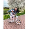Rower dziecięcy SUN BABY Heart Bike 16 cali dla dziewczynki Różowy Kolory dostępne w ofercie producenta Biało-morelowy