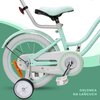 Rower dziecięcy SUN BABY Heart Bike Silver Moon 14 cali dla dziewczynki Miętowy Kolor Miętowy