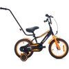 Rower dziecięcy SUN BABY Tracker 14 cali dla chłopca Czarno-pomarańczowy Rozmiar ramy [cal] 8