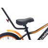 Rower dziecięcy SUN BABY Tracker 14 cali dla chłopca Czarno-pomarańczowy Przeznaczony Dla chłopca