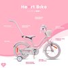 Rower dziecięcy SUN BABY Heart Bike Silver Moon 16 cali dla dziewczynki Różowy Kolory dostępne w ofercie producenta Rózowy