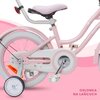 Rower dziecięcy SUN BABY Heart Bike Silver Moon 14 cali dla dziewczynki Różowy Wiek 5 lat