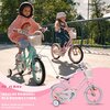 Rower dziecięcy SUN BABY Heart Bike Silver Moon 14 cali dla dziewczynki Różowy Waga [kg] 11.5