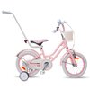 Rower dziecięcy SUN BABY Heart Bike Silver Moon 14 cali dla dziewczynki Różowy Rozmiar ramy [cal] 8