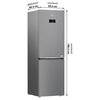 Lodówka BEKO B5RCNA365HXB Beyond No frost 186.5cm Platynowy Szklane wykończenie drzwi Nie