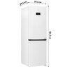 Lodówka BEKO B3RCNA364HW Beyond No Frost 186.5cm Biała HarvestFresh, SmoothFit Kompresor inwerterowy Tak