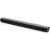 Czarny soundbar z widocznym logo "JVC" na jednym końcu oraz napisem "Dolby Audio" na drugim. Na wyświetlaczu znajduje się tekst "FILM".