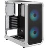 Obudowa FRACTAL DESIGN Focus 2 RGB TG Clear Tint Biały Złącza USB 3.0 x 2, Wejście mikrofonowe x 1, Wyjście słuchawkowe/głośnikowe x 1