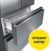 Lodówka HISENSE RF632N4WIE1 4D SkyLine No Frost 200cm Inox Wi-Fi ConnectLife Metal Tech Cooling Funkcje dodatkowe Oświetlenie LED