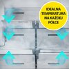 Lodówka HISENSE RF632N4WFE1 4D SkyLine No frost 200cm Czarna Wi-Fi ConnectLife Metal Tech Cooling Liczba drzwi 4