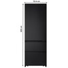Lodówka HISENSE RT641N4WFE1 3D SkyLine No Frost 200cm Czarna Wi-Fi ConnectLife Metal Tech Cooling Sterowanie smartfonem Tak