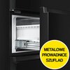 Lodówka HISENSE RT641N4AFE1 3D SkyLine No Frost 200cm Czarna Wi-Fi ConnectLife Metal Tech Cooling Liczba agregatów 1
