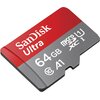 Karta pamięci SANDISK Ultra microSDXC 64GB + Adapter Klasa prędkości UHS-I
