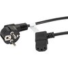 Kabel zasilający Schuko (kątowy) - IEC 320 C13 (kątowy) LANBERG 3 m Typ Schuko - IEC 320 C13